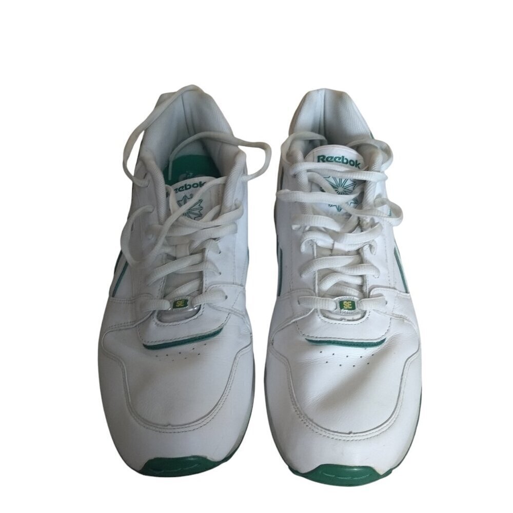 REEBOK MEN'S SIZE 13 GL-6500 SPECIAL EDITION WHITE RUNNING SHOES SNEAKERS